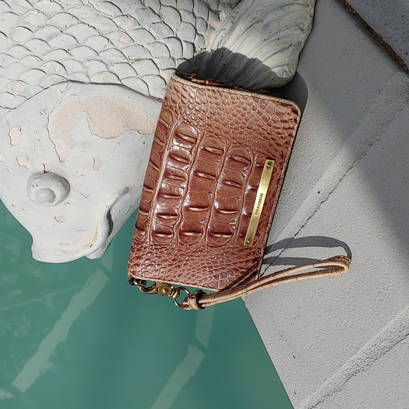 Brahmin Bags Brahmin Croc Embossed Brenda Wallet Wristlet Poshmark